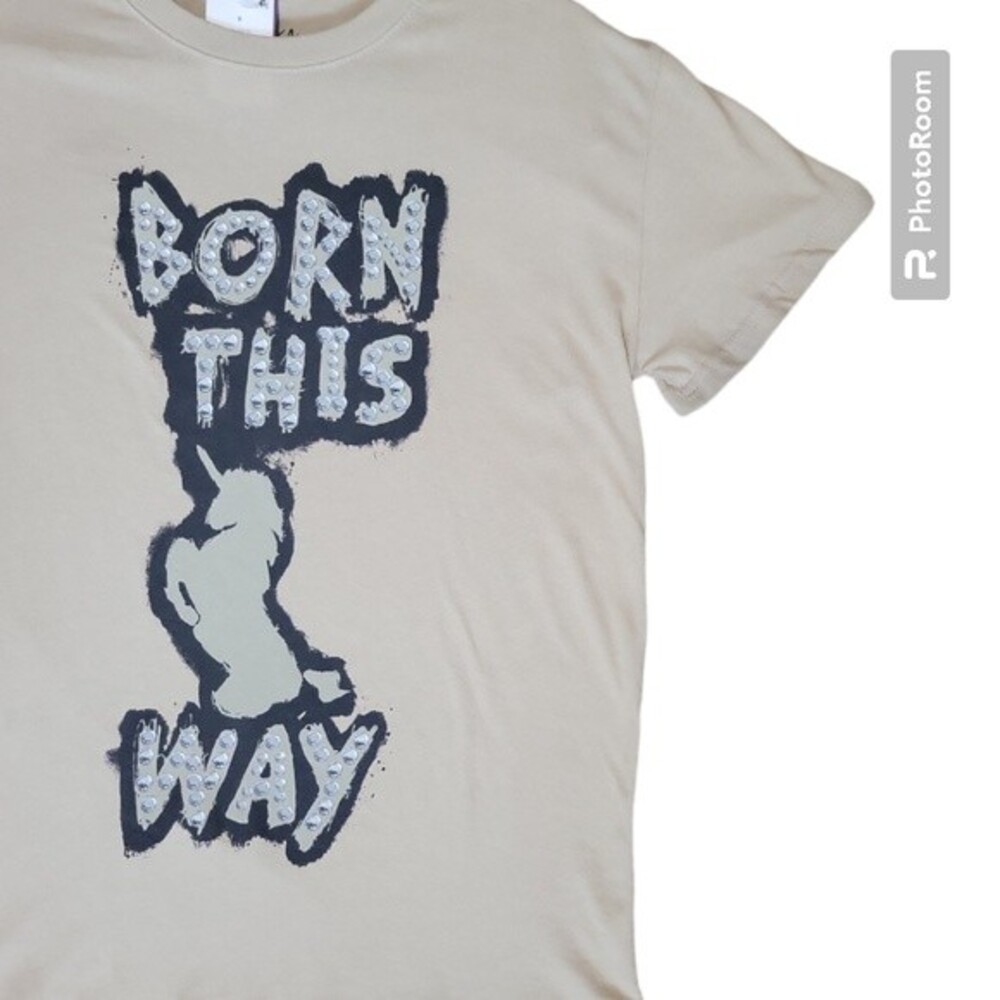 NWT BORN THIS WAY LADY GAGA TEE - S